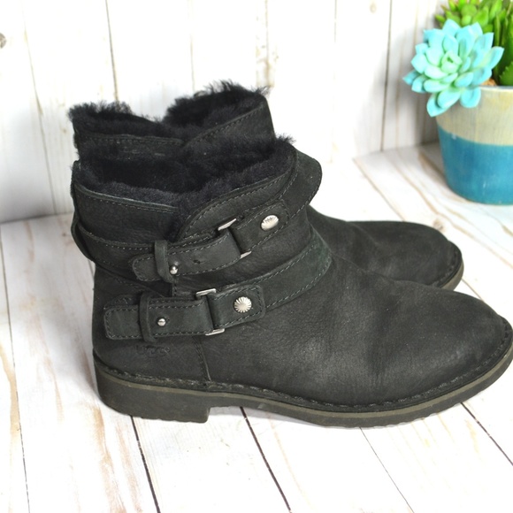 UGG Women's Aliso Winter Boots Shearling Lined - Picture 3 of 6